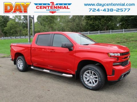 Red Hot Chevrolet Silverado 1500 RST Crew Cab 4WD.  Click to enlarge.