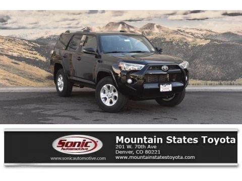 Midnight Black metallic Toyota 4Runner SR5 Premium 4x4.  Click to enlarge.