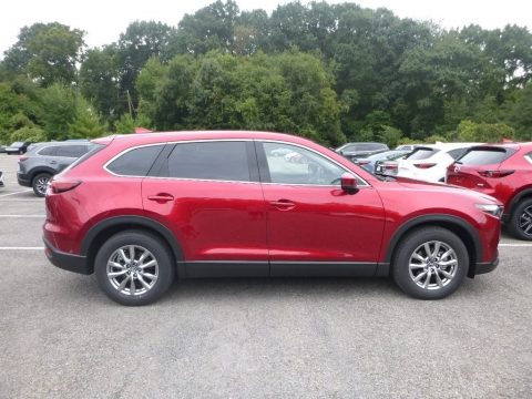 Soul Red Crystal Metallic Mazda CX-9 Touring AWD.  Click to enlarge.