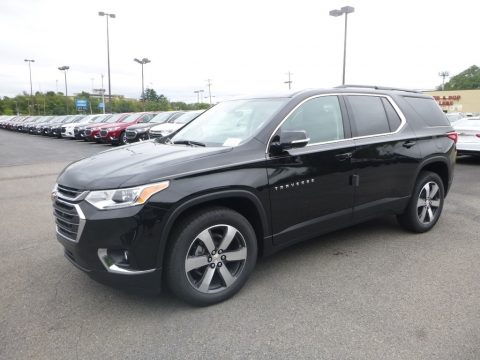 Mosaic Black Metallic Chevrolet Traverse LT AWD.  Click to enlarge.