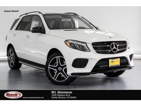 Polar White Mercedes-Benz GLE 400 4Matic.  Click to enlarge.