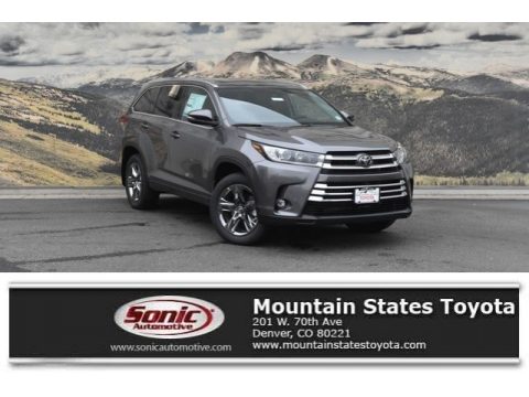 Predawn Gray Mica Toyota Highlander Limited Platinum AWD. Click to enlarge. Predawn Gray Mica Toyota Highlander Limited Platinum AWD. Click to enlarge.