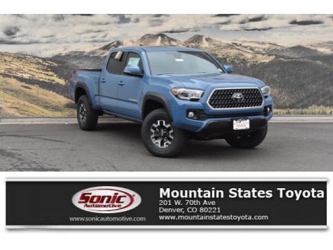 Cavalry Blue Toyota Tacoma TRD Off-Road Double Cab 4x4.  Click to enlarge.