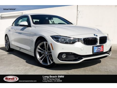 Mineral White Metallic BMW 4 Series 430i Coupe.  Click to enlarge.