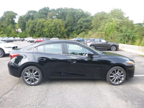 Jet Black Mica Mazda MAZDA3 Touring 4 Door.  Click to enlarge.