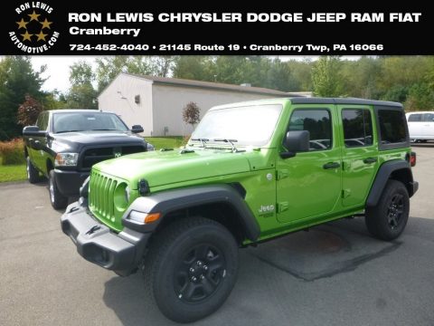 Mojito! Jeep Wrangler Unlimited Sport 4x4.  Click to enlarge.