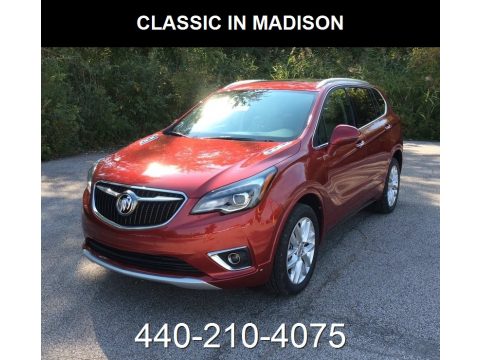 Chili Red Metallic Buick Envision Premium AWD.  Click to enlarge.