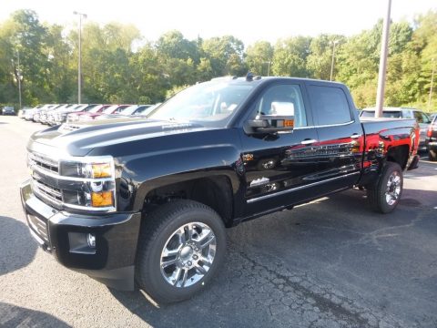 Black Chevrolet Silverado 2500HD High Country Crew Cab 4WD.  Click to enlarge.