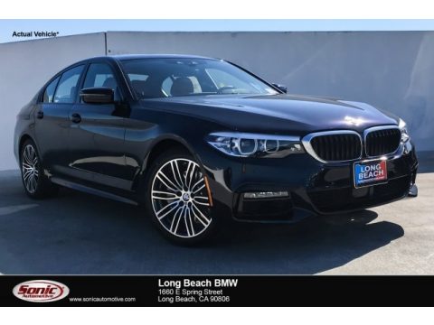 Carbon Black Metallic BMW 5 Series 530e iPerformance Sedan.  Click to enlarge.