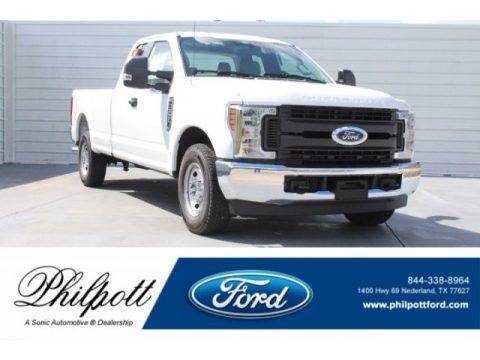Oxford White Ford F250 Super Duty XL SuperCab.  Click to enlarge.