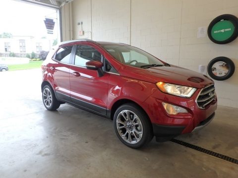 Ruby Red Ford EcoSport Titanium.  Click to enlarge.