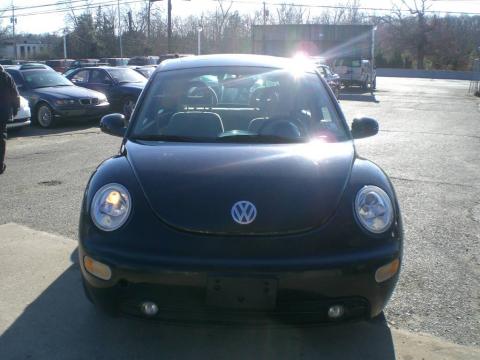 Black Volkswagen New Beetle GLS Coupe.  Click to enlarge.