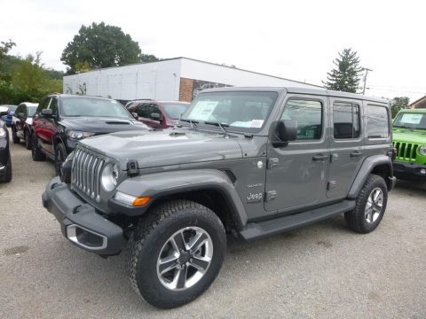 Sting-Gray Jeep Wrangler Unlimited Sahara 4x4.  Click to enlarge.