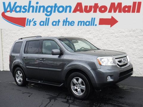 Polished Metal Metallic Honda Pilot EX-L 4WD.  Click to enlarge.