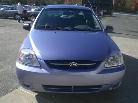 Blueberry Kia Rio Sedan.  Click to enlarge.