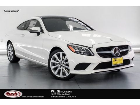 Polar White Mercedes-Benz C 300 Coupe.  Click to enlarge.