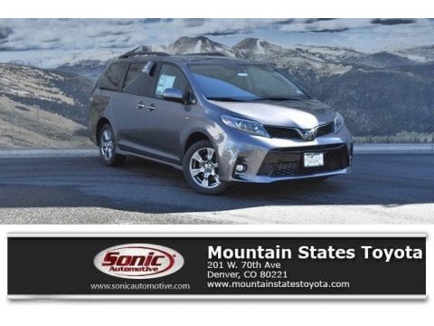 Predawn Gray Mica Toyota Sienna SE AWD.  Click to enlarge.