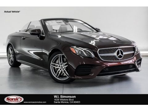 Rubellite Red Metallic Mercedes-Benz E 450 Cabriolet.  Click to enlarge.