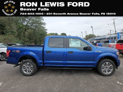 Lightning Blue Ford F150 STX SuperCrew 4x4.  Click to enlarge.