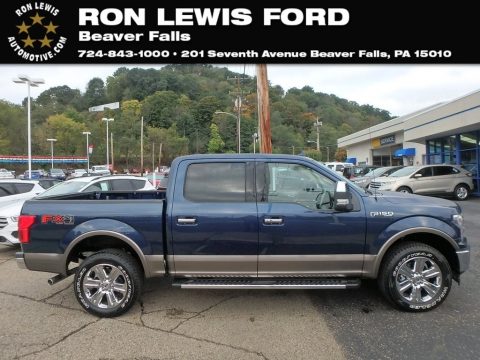 Blue Jeans Ford F150 Lariat SuperCrew 4x4.  Click to enlarge.