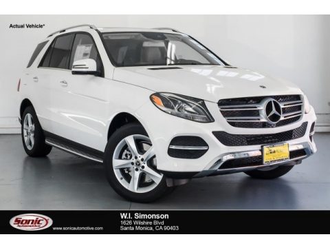 Polar White Mercedes-Benz GLE 400 4Matic.  Click to enlarge.