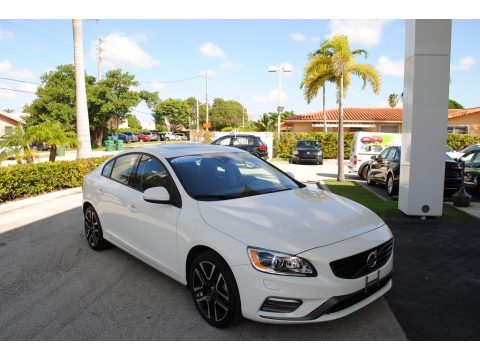 Ice White Volvo S60 T5 Dynamic.  Click to enlarge.