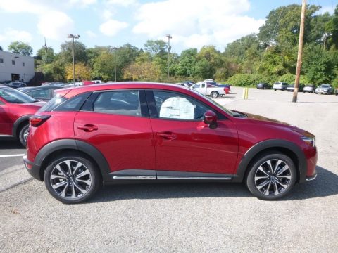 Soul Red Metallic Mazda CX-3 Grand Touring AWD.  Click to enlarge.