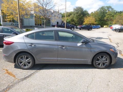 Galactic Gray Hyundai Elantra SEL.  Click to enlarge.