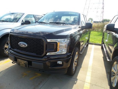 Magma Red Ford F150 STX SuperCab 4x4.  Click to enlarge.