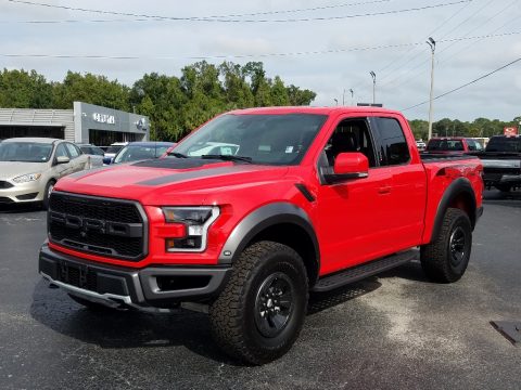 Race Red Ford F150 SVT Raptor SuperCab 4x4.  Click to enlarge.