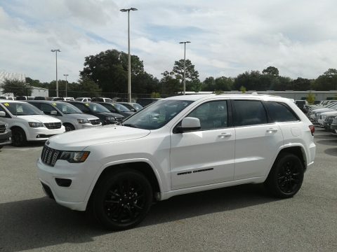 Bright White Jeep Grand Cherokee Altitude.  Click to enlarge.