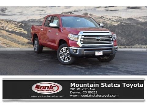 Barcelona Red Metallic Toyota Tundra 1794 Edition CrewMax 4x4.  Click to enlarge.