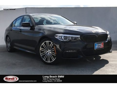 Black Sapphire Metallic BMW 5 Series 530i Sedan.  Click to enlarge.