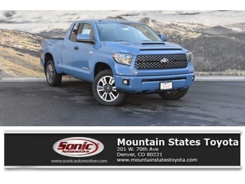 Cavalry Blue Toyota Tundra TRD Sport Double Cab 4x4.  Click to enlarge.
