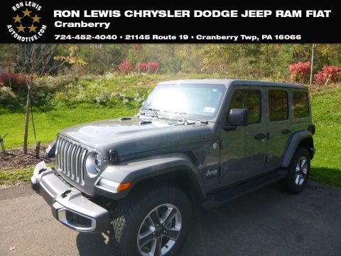 Sting-Gray Jeep Wrangler Unlimited Sahara 4x4.  Click to enlarge.