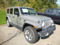 Front 3/4 View of 2018 Jeep Wrangler Unlimited Sahara 4x4 #7
