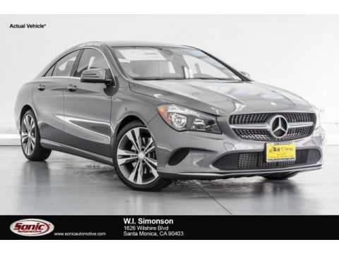 Mountain Grey Metallic Mercedes-Benz CLA 250 Coupe.  Click to enlarge.