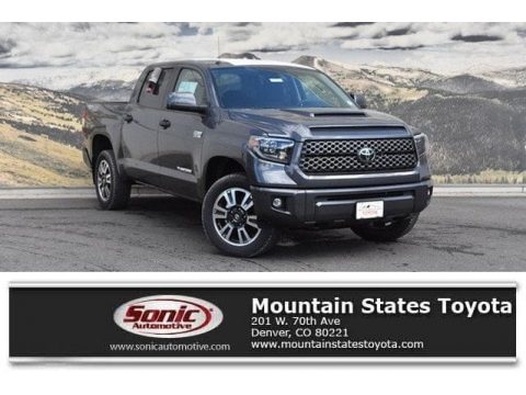 Magnetic Gray Metallic Toyota Tundra SR5 CrewMax 4x4.  Click to enlarge.