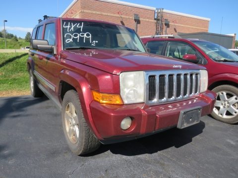 Red Rock Pearl Jeep Commander Limited 4x4.  Click to enlarge.