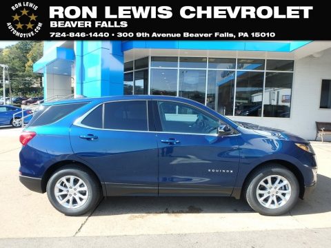 Kinetic Blue Metallic Chevrolet Equinox LT AWD.  Click to enlarge.