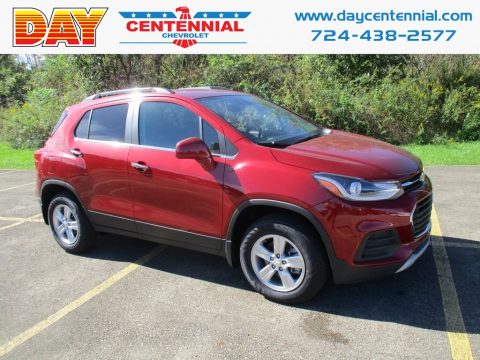 Cajun Red Tintcoat Chevrolet Trax LT AWD.  Click to enlarge.
