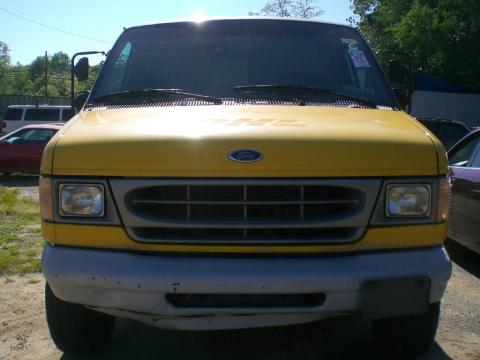 Yellow Ford E Series Van E250 Commercial.  Click to enlarge.