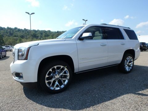 White Frost Tintcoat GMC Yukon Denali 4WD.  Click to enlarge.