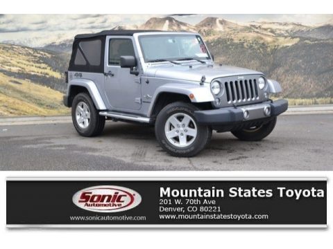 Billet Silver Metallic Jeep Wrangler Freedom Edition 4x4.  Click to enlarge.