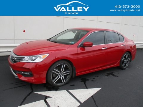 San Marino Red Honda Accord Sport Sedan.  Click to enlarge.