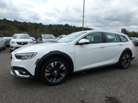 Summit White Buick Regal TourX Essence AWD.  Click to enlarge.