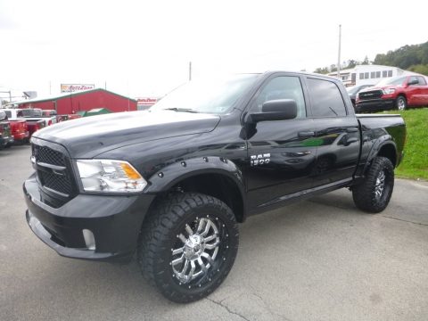 Brilliant Black Crystal Pearl Ram 1500 Express Crew Cab 4x4.  Click to enlarge.