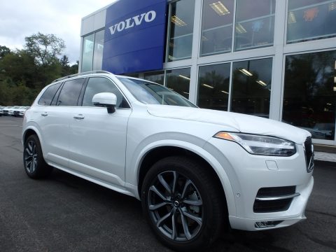 Crystal White Metallic Volvo XC90 T6 AWD Momentum.  Click to enlarge.