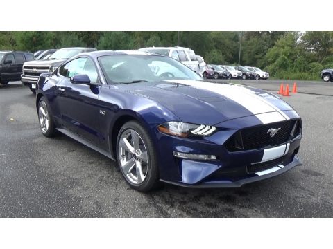 Kona Blue Ford Mustang GT Premium Fastback.  Click to enlarge.