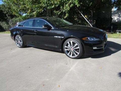 Santorini Black Metallic Jaguar XJ R-Sport.  Click to enlarge.